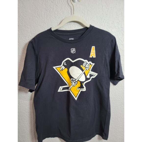 NHL Pittsburgh Penguins  #71 Evgeni Malkins Mens T-shirt XL 2 sided - Picture 1 of 3